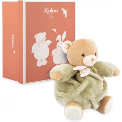 Ours en peluche Patapouf vert pour bébé, 17 cm - Peluche ours - Kaloo