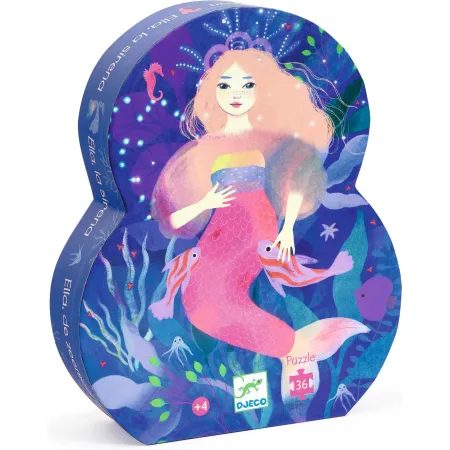 Ella, la sirène - 36pcs - Puzzles - Puzzles silhouettes - Djeco