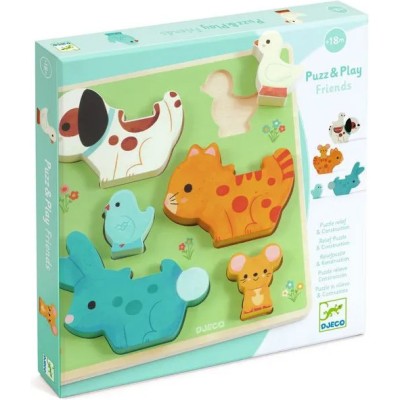 Puzz & Play Friends - Fsc 100% - Djeco