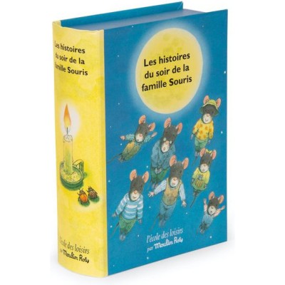 Lampe à histoires livre La famille Souris Ecole des loisirs - Moulin Roty