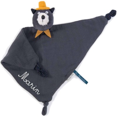 Doudou lange Alphonse Les moustaches - Moulin Roty