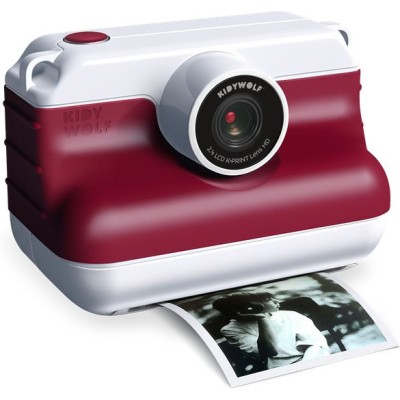 Appareil photo à impression instantanéK-Print rouge - Kidywolf