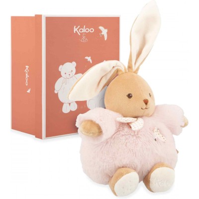 Lapin en peluche Patapouf rose pour bébé, 17 cm - Peluche lapin - Kaloo
