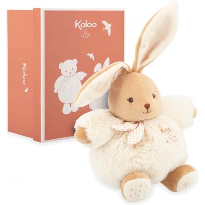 Lapin en peluche Patapouf crème pour bébé, 17 cm - Peluche lapin - Kaloo