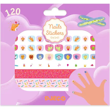 120 Nails Stickers Joyeux anniversaire ! - Djeco