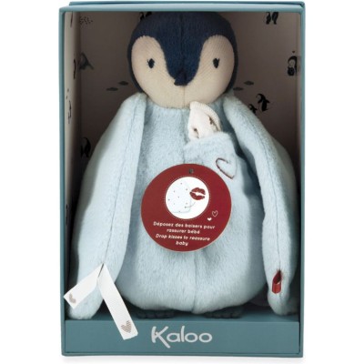 Peluche câlin manchot bleu - Peluche à bisous pour bébé - Kaloo