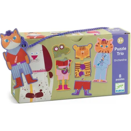 Puzzle Trio 8x3 pcs Orchestra - Djeco