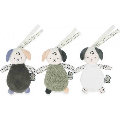 Set de 3 doudous sensoriels chiens, à caresser - Dès la naissance - Kaloo