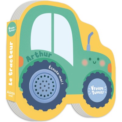 Petits véhicules sonores - Arthur le tracteur - Livres enfants - Auzou