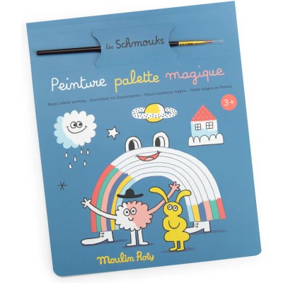 Peinture palette magique - Les Schmouks - Moulin Roty