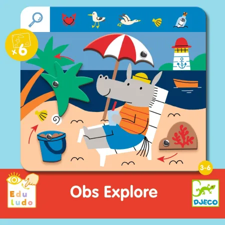 Jeux educatifs - eduludo : obs explore - Djeco