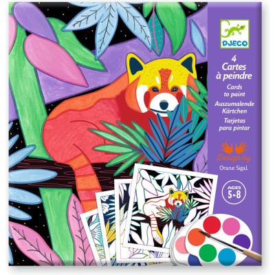 Selva - Les petits cadeaux des grands - Cartes à peindre - Djeco