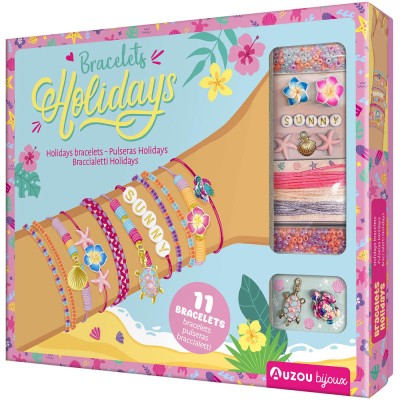 Ma boîte à bijoux - Bracelets holidays - Activités et loisirs créatifs - Auzou