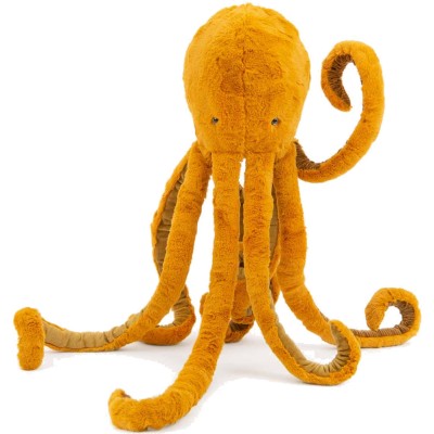Peluche Grande Pieuvre Jaune - Tout Autour du Mon - Moulin Roty
