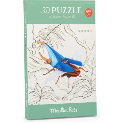 Puzzle 3D Scarabée Hercule - Tout autour du monde - Moulin Roty