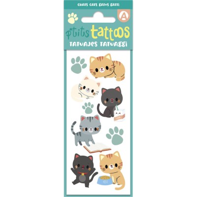Mes p'tits tattoos - Mes p'tits tattoos chats - Activités et loisirs créatifs - Auzou