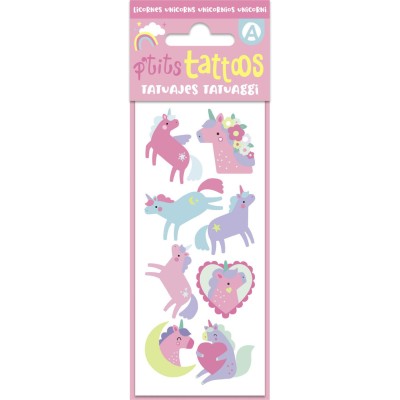Mes p'tits tattoos - Mes p'tits tattoos licornes - Activités et loisirs créatifs - Auzou