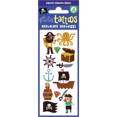 Mes p'tits tattoos - Mes p'tits tattoos pirates - Activités et loisirs créatifs - Auzou