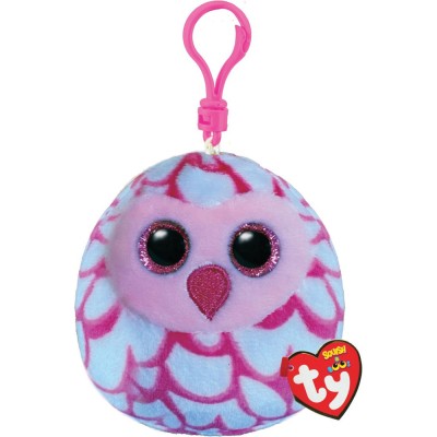 Squish Boos Clip - Pinky le Hibou - Ty