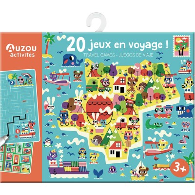 Ma pochette de jeux - 20 petits jeux - En voyage ! - Activités et loisirs créatifs - Auzou