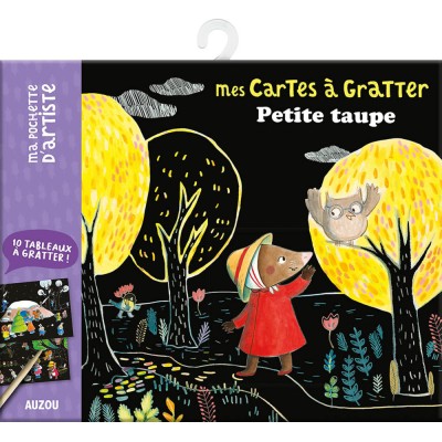 Ma pochette d'artiste - Mes cartes à gratter petite taupe - Activités et loisirs créatifs - Auzou
