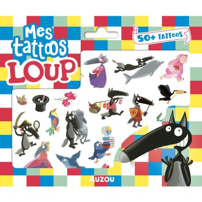 Mes p'tits tattoos - Loup - Activités et loisirs créatifs - Auzou