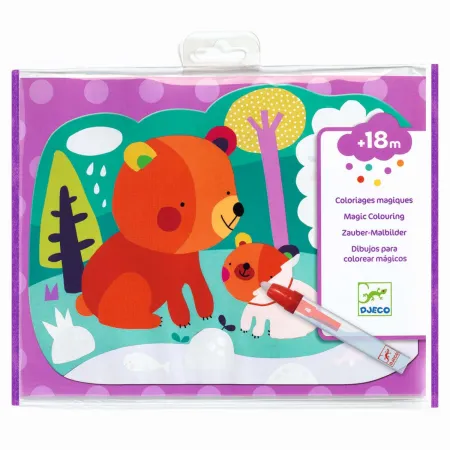 Coloriage Magique - Caché dans les bois - Djeco