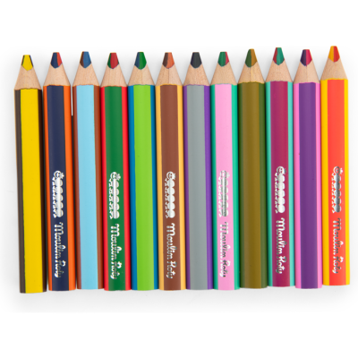 Set de crayons bicolores - Les Petites Merveilles - Moulin Roty