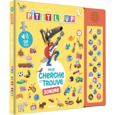 P'tit loup - Mon cherche et trouve sonore - Livres enfants - Auzou
