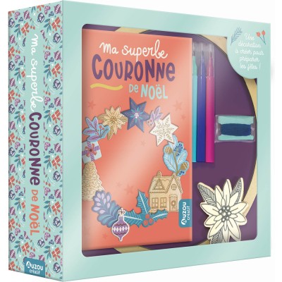 Ma superbe couronne de noël - Activités et loisirs créatifs - Auzou