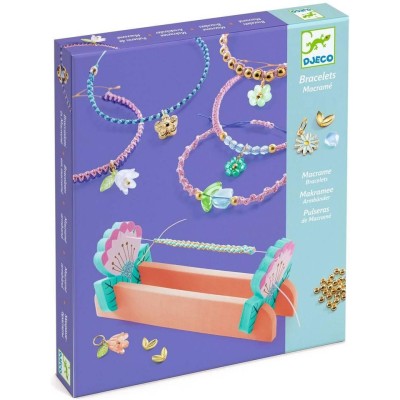 Bracelets macramé bleus - Djeco