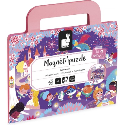 Magnéti'puzzle Princesses 36 pièces - Janod