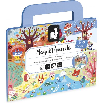 Magnéti'puzzle 4 saisons 36 pièces - Janod