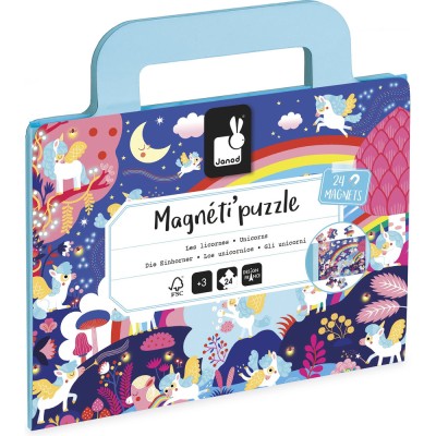 Magnéti'puzzle Licornes 24 pièces - Janod