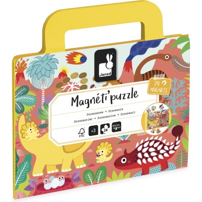 Magnéti'puzzle Dino 24 pièces - Janod