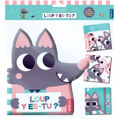 Mes amis du bain - Loup es-tu ? - Livres enfants - Auzou