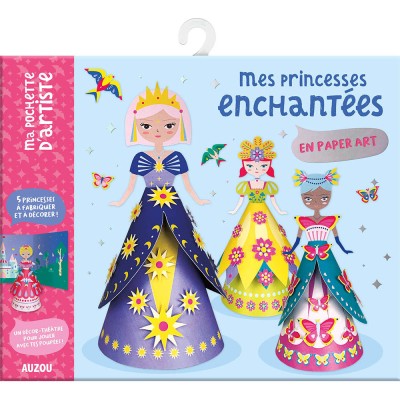 Ma pochette d'artiste - Mes princesses enchantées - Auzou