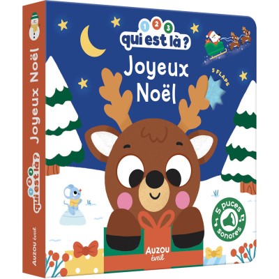 1, 2, 3, qui est là ? - Joyeux noël - Livres enfants - Auzou