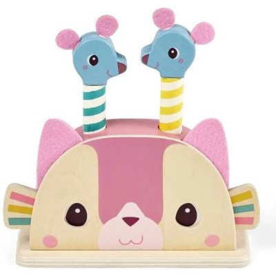 Jouet pop-up en bois Jeanne le chat - Lilliputiens