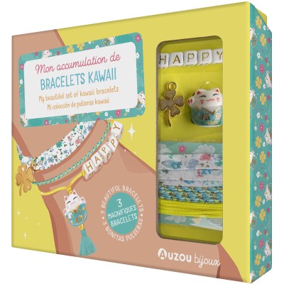 Mon superbe bijou - Mon accumulation de bracelets kawaii - Auzou