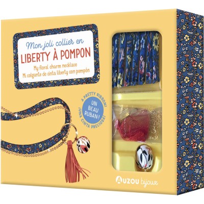 Mon joli collier en liberty à pompon Ne - Auzou