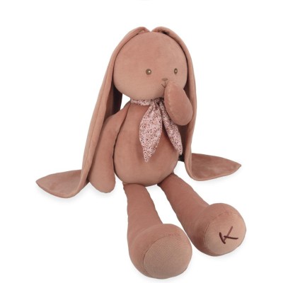 Grande peluche lapin - Grosse peluche terracotta 80 cm pour bébé - Kaloo