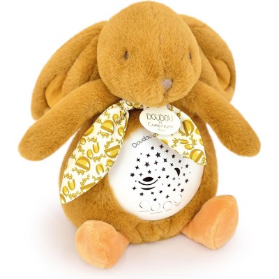 Veilleuse Lapin Musicale Projection Jaune - Doudou Et Compagnie