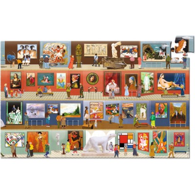 Au musée + livret - 500 pcs - Djeco