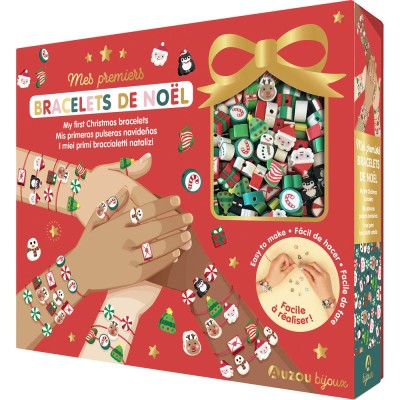 Mes jolis bijoux - Mes premiers bracelets de noël - Auzou