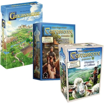 Bundle Carcassonne + Ext 1 + Ext 9 - Un jeu Hans im gluck