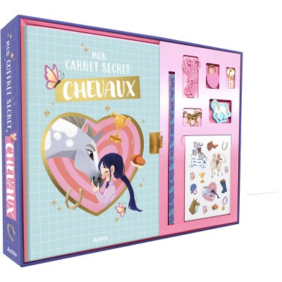 Mon coffret secret chevaux - Activités et loisirs créatifs - Auzou