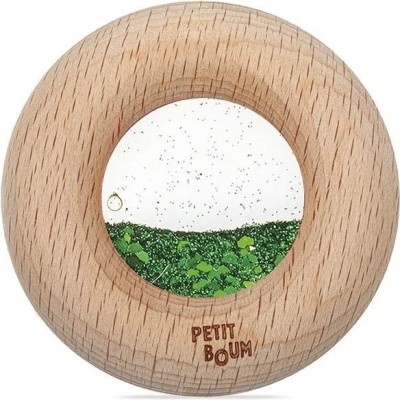 Hochet sensoriel Donut vert - Petit Boum