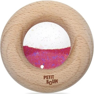 Hochet sensoriel Donut rose - Petit Boum