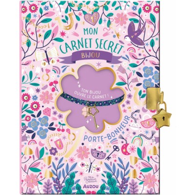 Ma papeterie créative - Mon carnet secret bijou porte-bonheur - Auzou